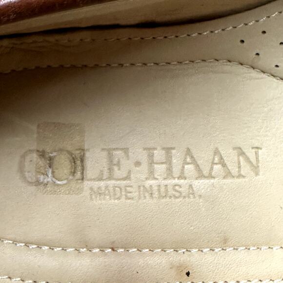 VERY GOOD Rancourt & Co. x Cole Haan Pinch Tassel Loafer Made in USA 11 Narrow C - Picture 10 of 12